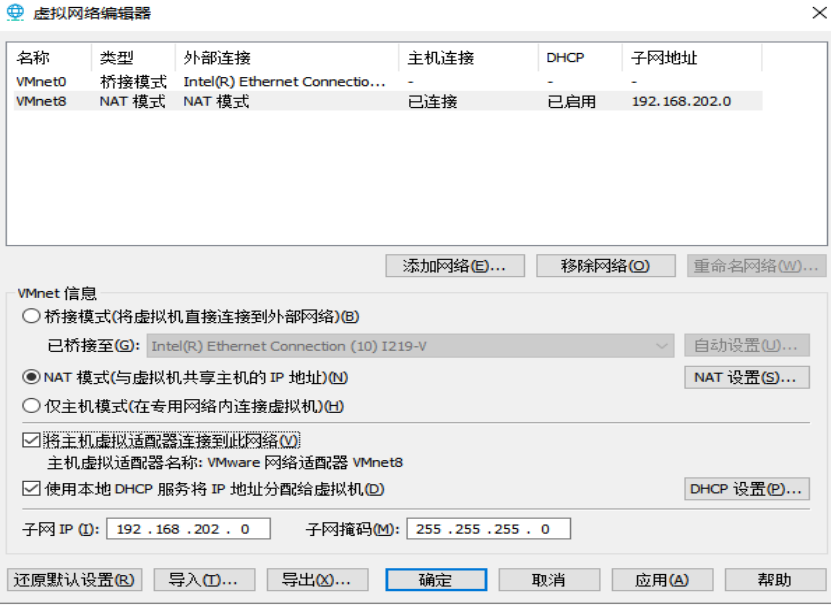 虚拟网络配置